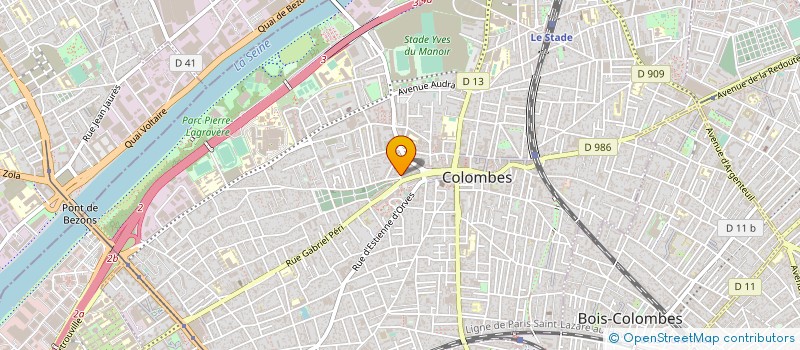 localisation de l'entreprise RENELEC RENOV BTP à COLOMBES