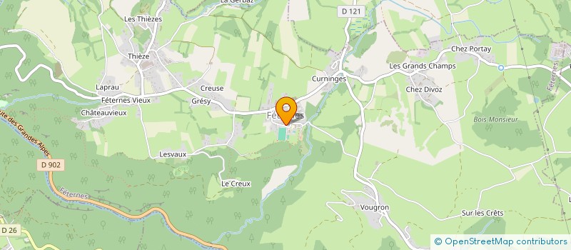 localisation de l'entreprise RENELOU  FETERNES