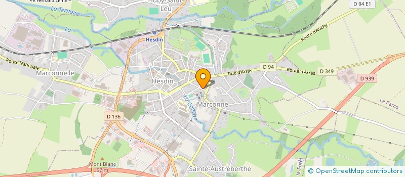 localisation de l'entreprise RENEPHE  HESDIN