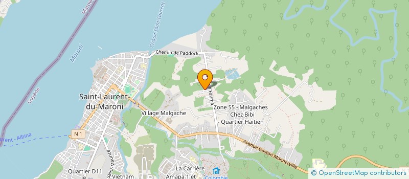 localisation de l'entreprise RENESAN'S à SAINT-LAURENT-DU-MARONI