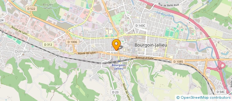 localisation de l'entreprise RENESIS à BOURGOIN-JALLIEU