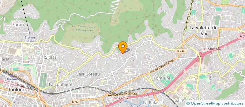 localisation de l'entreprise RENESSENS  TOULON