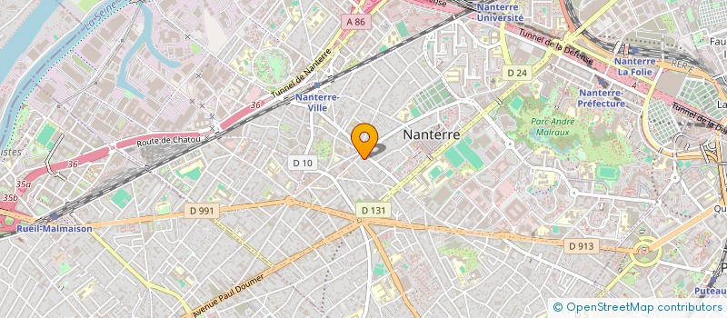 localisation de l'entreprise RENEWAL  NANTERRE