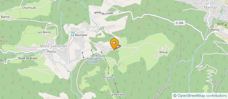 localisation de l'entreprise RENFER IMMOBILER  MONT-SAXONNEX