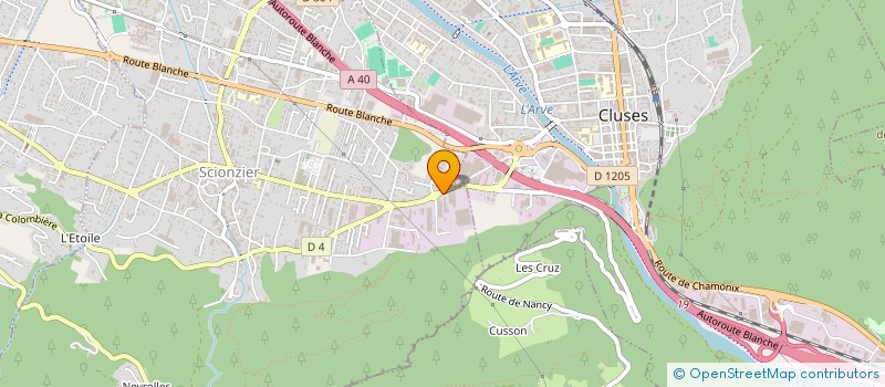 localisation de l'entreprise RENFERACIER SA à SCIONZIER