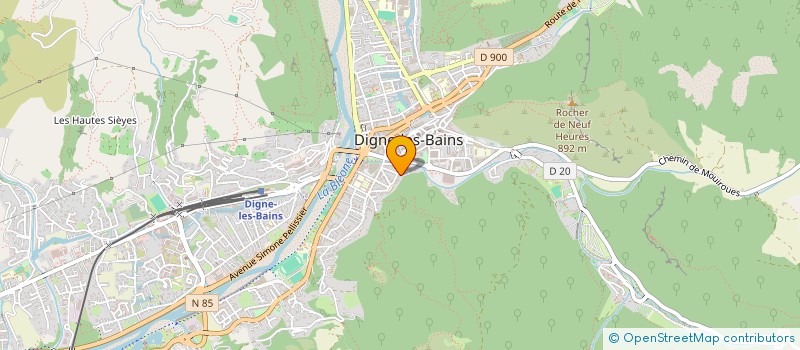 localisation de l'entreprise RENFORPSY RENCONTRES FORMATIONS PSYCHANALYTIQUES à DIGNE-LES-BAINS