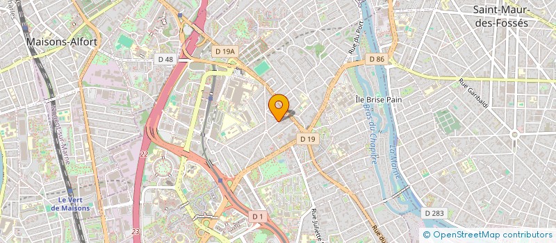 localisation de l'entreprise RENFORT EXPRESS à CRETEIL