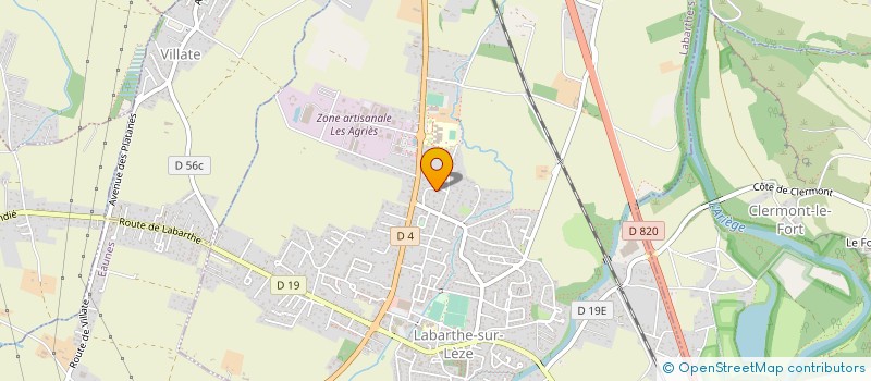 localisation de l'entreprise RENFORT PRO EXPRESS à LABARTHE-SUR-LEZE