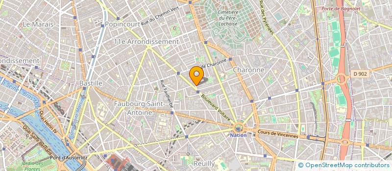 localisation de l'entreprise RENFORT SERVICE  PARIS