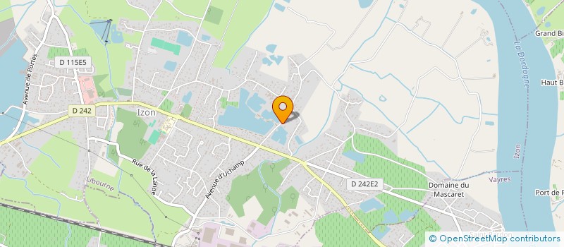 localisation de l'entreprise RENFORT SERVICE AD  IZON