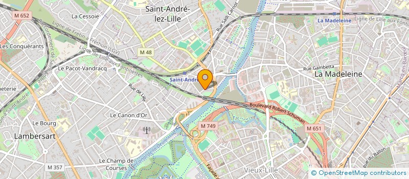 localisation de l'entreprise RENGE MB  SAINT-ANDRE-LEZ-LILLE