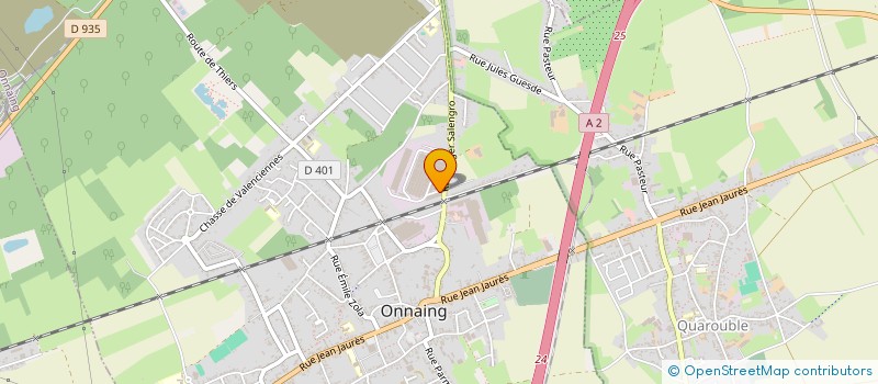 localisation de l'entreprise RENGO MISSIONS à ONNAING