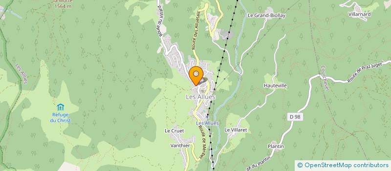 localisation de l'entreprise RENHILL à LES ALLUES