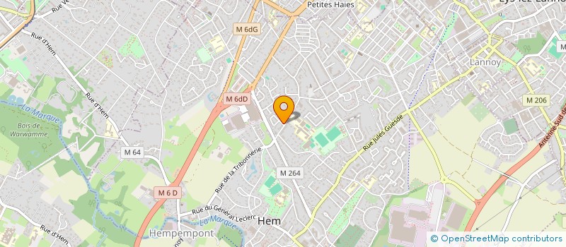 localisation de l'entreprise RENHOME CONCEPT  HEM