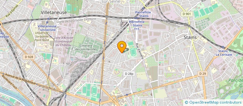 localisation de l'entreprise RENIER LOUIS à PIERREFITTE-SUR-SEINE