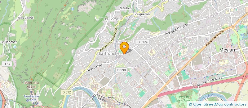 localisation de l'entreprise RENILG à CORENC