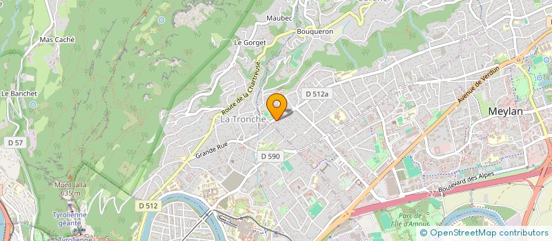 localisation de l'entreprise RENILG-FOCH  CORENC