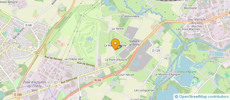 localisation de l'entreprise RENIMAUSS  LE RHEU