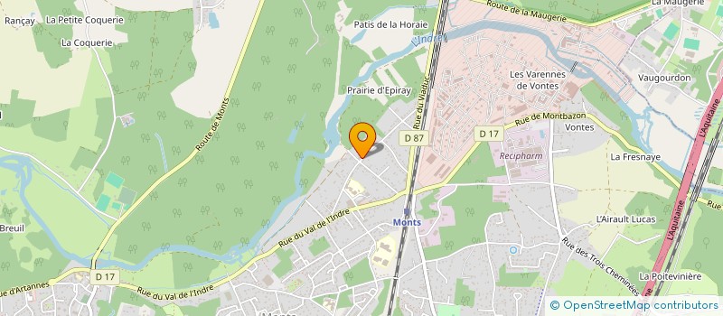 localisation de l'entreprise RENIMO  MONTS