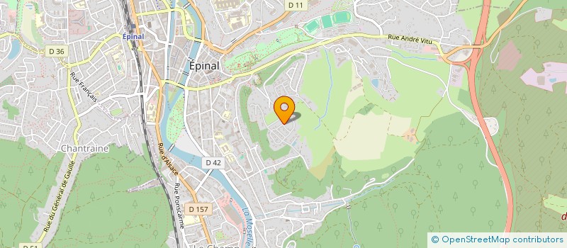 localisation de l'entreprise RENINE  EPINAL