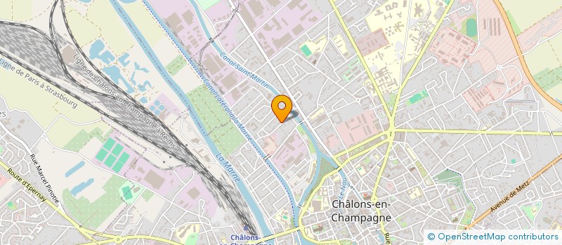 localisation de l'entreprise RENISOL à CHALONS-EN-CHAMPAGNE