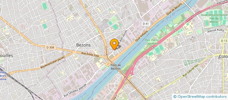 localisation de l'entreprise RENK à BEZONS