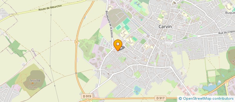 localisation de l'entreprise RENK  CARVIN