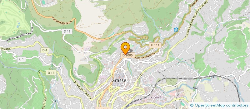 localisation de l'entreprise RENN  GRASSE