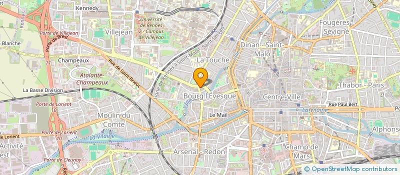 localisation de l'entreprise RENN ARTS à RENNES