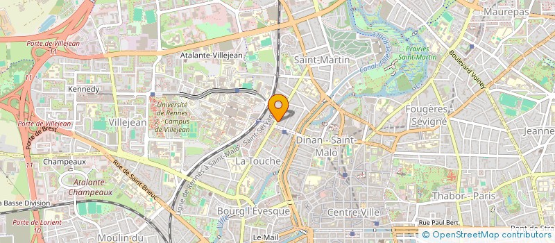 localisation de l'entreprise RENN'OV DISTRIBUTION à RENNES
