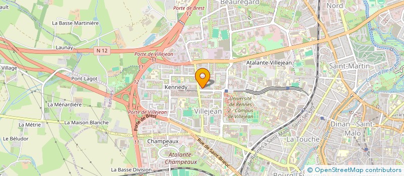 localisation de l'entreprise RENNAIS ASSOCIATIFS POUR LA COHESION INFIRMIERE  RENNES