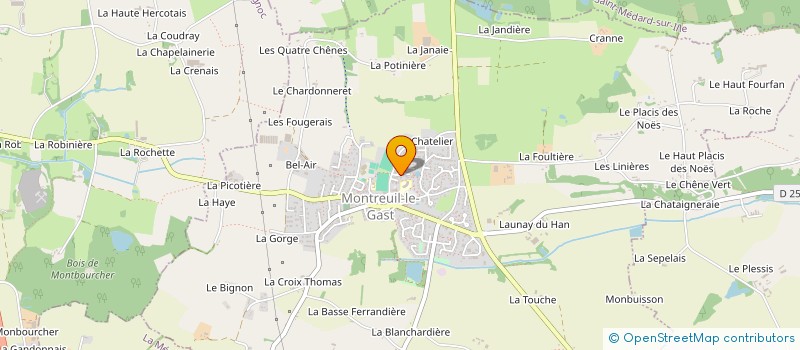 localisation de l'entreprise RENNAISE DE DISTRIBUTION à LA MEZIERE