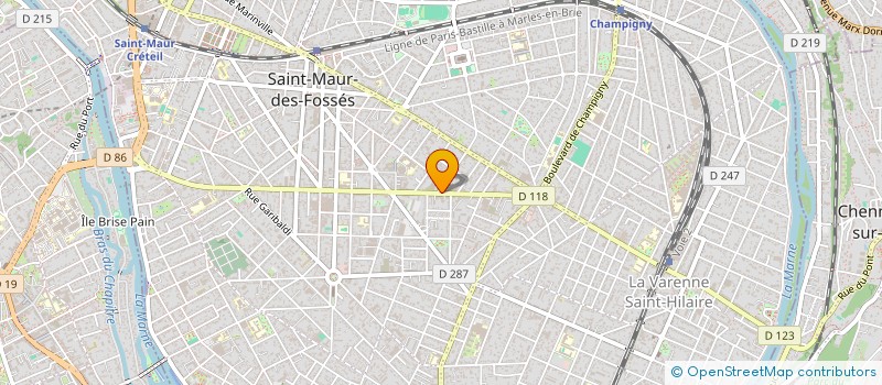 localisation de l'entreprise RENNAISSANCE BLUE à SAINT-MAUR-DES-FOSSES