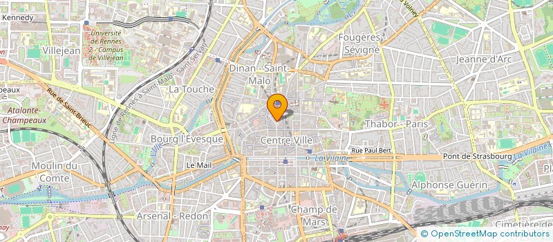 localisation de l'entreprise RENNES 55  RENNES