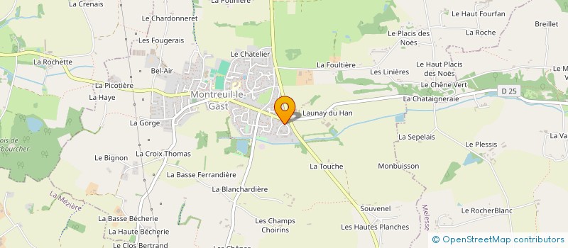 localisation de l'entreprise RENNES ACCESSOIRES  LA MEZIERE