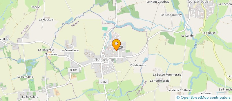 localisation de l'entreprise RENNES AUTO TRANSPORTS  CHANTELOUP