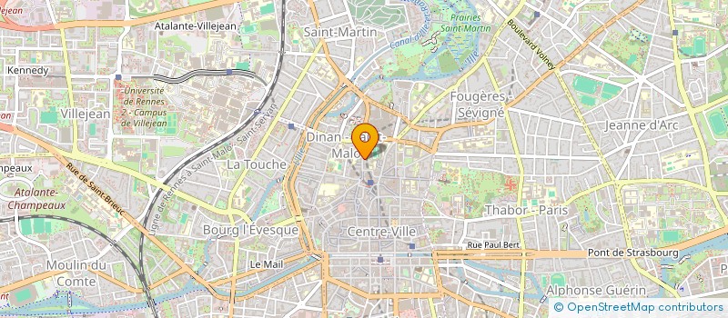 localisation de l'entreprise RENNES BREIZHWAVE  RENNES