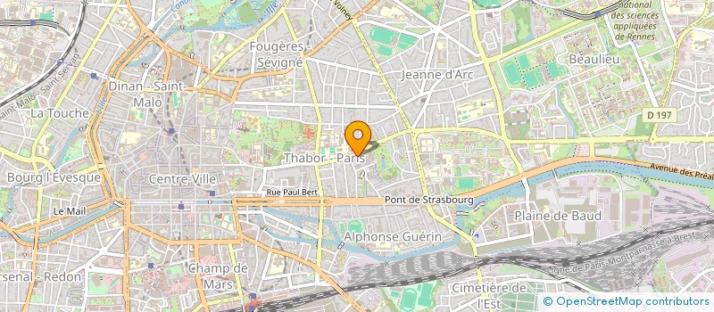 localisation de l'entreprise RENNES CONSEIL IMMOBILIER  RENNES