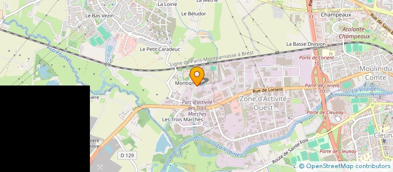 localisation de l'entreprise RENNES EQUIPEMENT HOTELIER à VEZIN-LE-COQUET