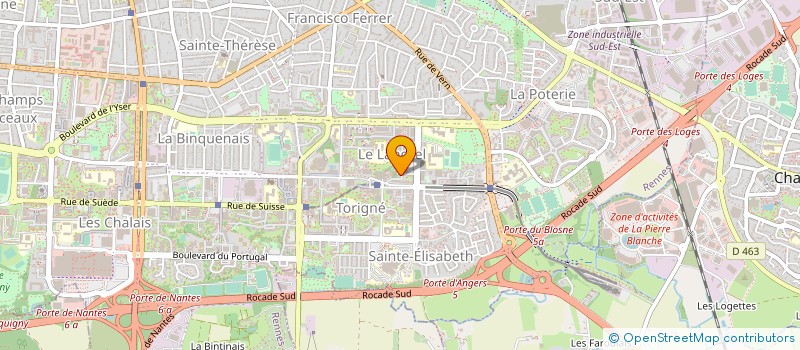 localisation de l'entreprise RENNES FACADE ET ISOLATION à RENNES