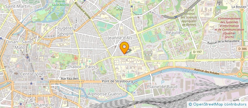 localisation de l'entreprise RENNES ILOT O  RENNES