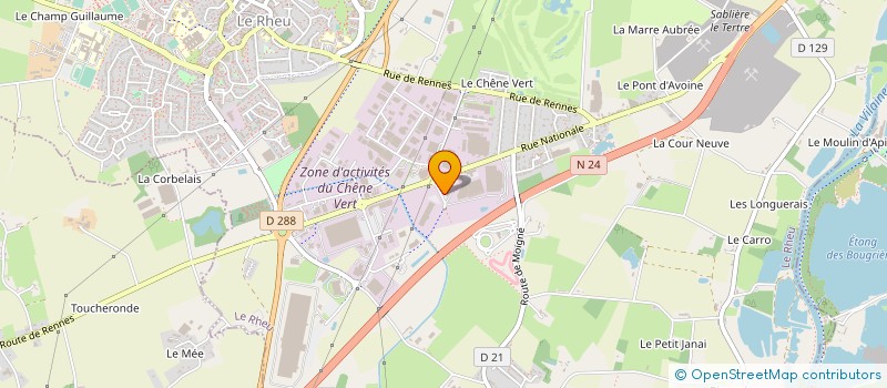 localisation de l'entreprise RENNES METROPOLE PROPRETE SERVICES à LE RHEU