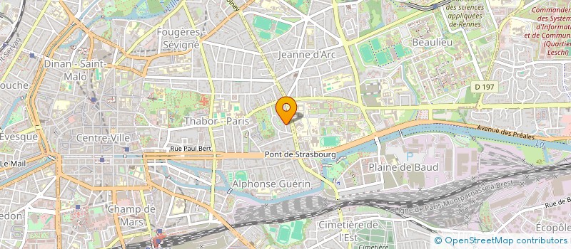 localisation de l'entreprise RENNES MUSIQUE à RENNES