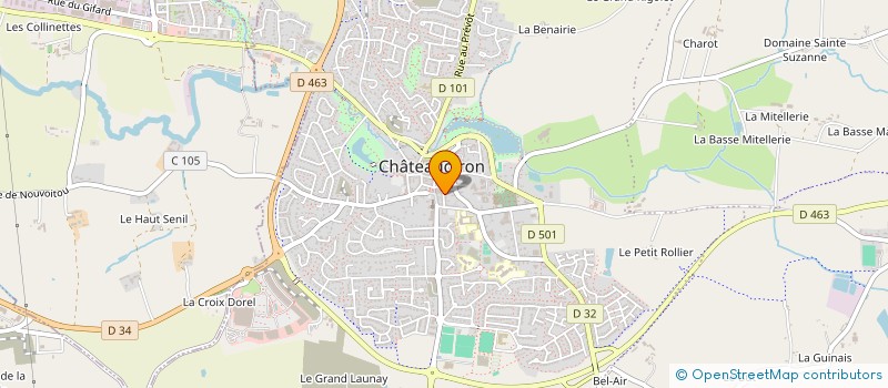 localisation de l'entreprise RENNES MUSIQUE SARL  CHATEAUGIRON