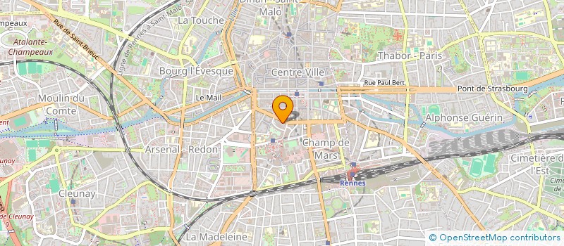 localisation de l'entreprise RENNES OPERA  RENNES