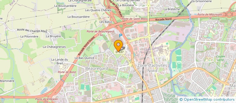 localisation de l'entreprise RENNES PISCINES  MONTGERMONT