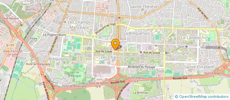 localisation de l'entreprise RENNES PRO SERVICES à RENNES