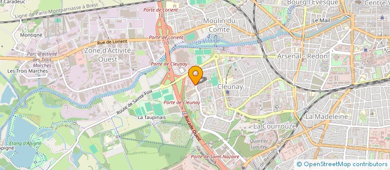 localisation de l'entreprise RENNES RAVALEMENT à RENNES