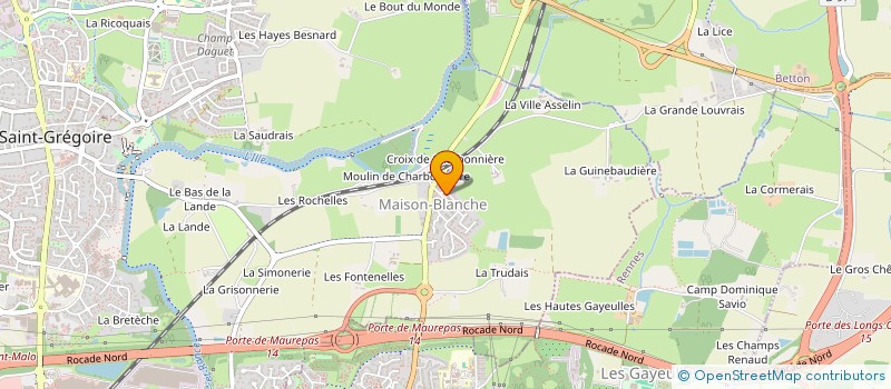 localisation de l'entreprise RENNESDESVILLES  SAINT-GREGOIRE