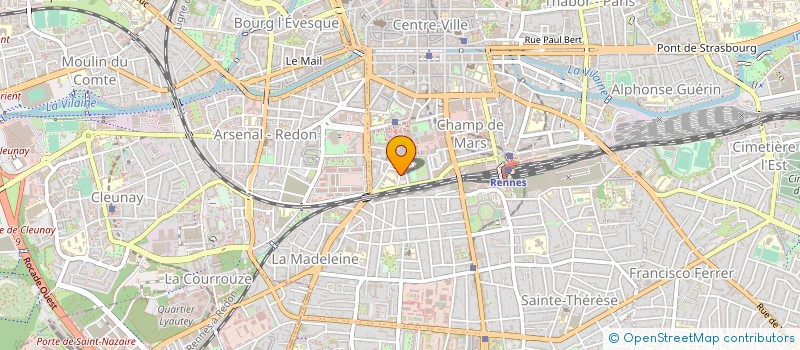 localisation de l'entreprise RENNEXPORT à RENNES